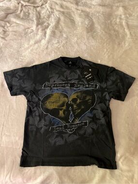 Represent Romance T-Shirt Vintage Black Small NWT
